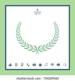 Laurel wreath. Element for yor design