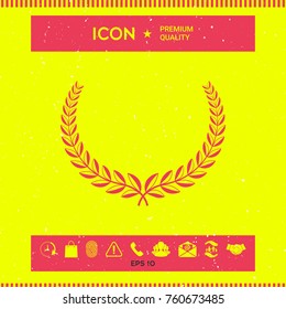 Laurel wreath. Element for yor design