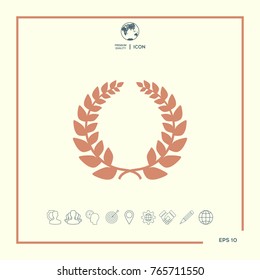 Laurel wreath, element for yor design