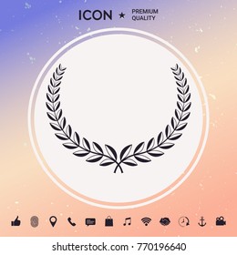 Laurel wreath. Element for yor design