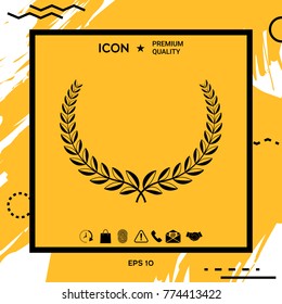 Laurel wreath. Element for yor design