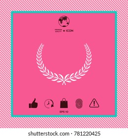 Laurel wreath. Element for yor design
