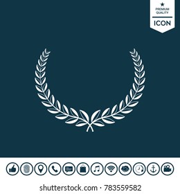 Laurel wreath. Element for yor design