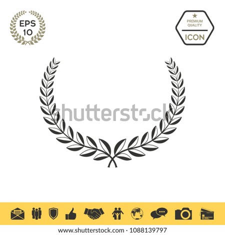 Laurel wreath. Element for yor design