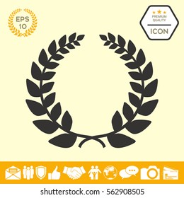 Laurel wreath, element for your design
