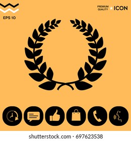 Laurel wreath, element for your design