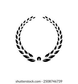 Laurel Wreath Frame Vector Illustration