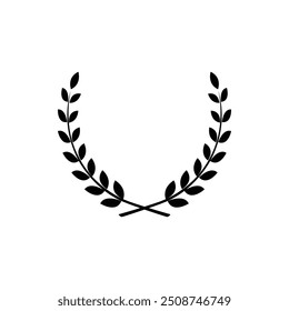 Ilustração de vetor de quadro Laurel Wreath