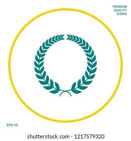 Laurel wreath. Graphic elements for your design