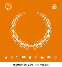 Laurel wreath. Graphic elements for your design