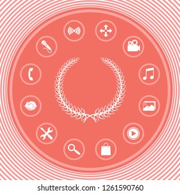 Laurel wreath. Graphic elements for your design