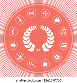 Laurel wreath . Graphic elements for your design