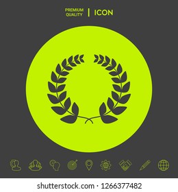 Laurel wreath . Graphic elements for your design