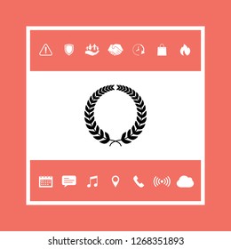 Laurel wreath. Graphic elements for your design