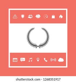 Laurel wreath. Graphic elements for your design