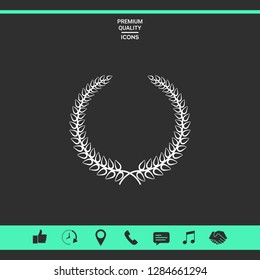 Laurel wreath. Graphic elements for your design