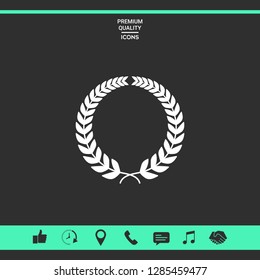 Laurel wreath. Graphic elements for your design