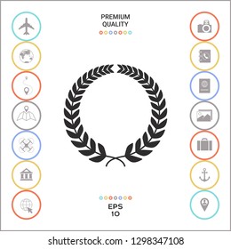 Laurel wreath. Graphic elements for your design