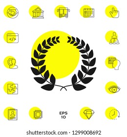 Laurel wreath . Graphic elements for your design