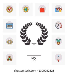 Laurel wreath . Graphic elements for your design