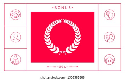 Laurel wreath. Graphic elements for your design