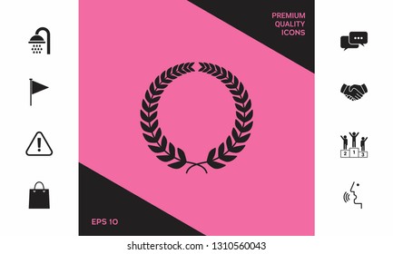 Laurel wreath. Graphic elements for your design