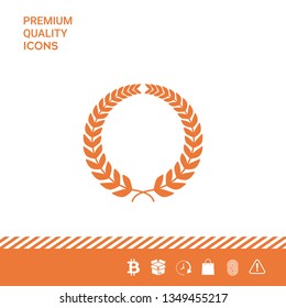 Laurel wreath. Graphic elements for your design