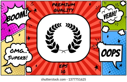 Laurel wreath . Graphic elements for your design