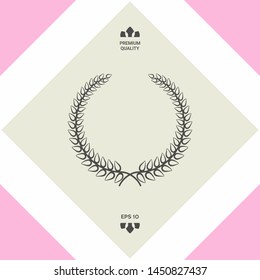 Laurel wreath. Graphic elements for your design