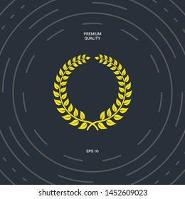 Laurel wreath. Graphic elements for your design