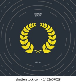 Laurel wreath . Graphic elements for your design