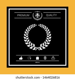 Laurel wreath. Graphic elements for your design