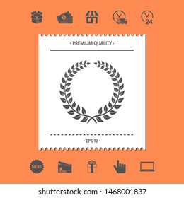 Laurel wreath. Graphic elements for your design