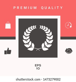 Laurel wreath . Graphic elements for your design