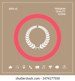 Laurel wreath. Graphic elements for your design