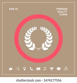 Laurel wreath . Graphic elements for your design