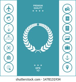 Laurel wreath. Graphic elements for your design