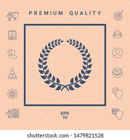 Laurel wreath. Graphic elements for your design