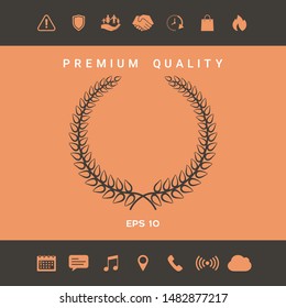 Laurel wreath. Graphic elements for your design