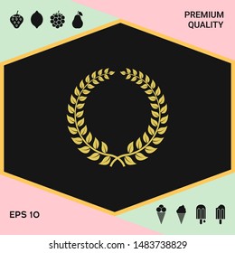 Laurel wreath. Graphic elements for your design