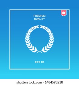 Laurel wreath. Graphic elements for your design