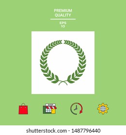 Laurel wreath. Graphic elements for your design