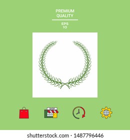 Laurel wreath. Graphic elements for your design