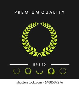 Laurel wreath. Graphic elements for your design