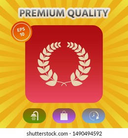 Laurel wreath . Graphic elements for your design