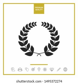 Laurel wreath . Graphic elements for your design