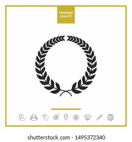 Laurel wreath. Graphic elements for your design
