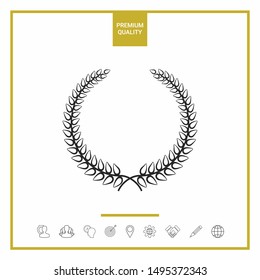 Laurel wreath. Graphic elements for your design