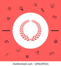 Laurel wreath. Graphic elements for your design