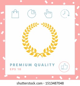 Laurel wreath. Graphic elements for your design